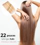 22 Pouces Fil Invisible Cheveux Naturels