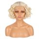 G1707388C-v4 - Perruque Courte Cheveux Synthétique Blonde  [VENTE FINALE]